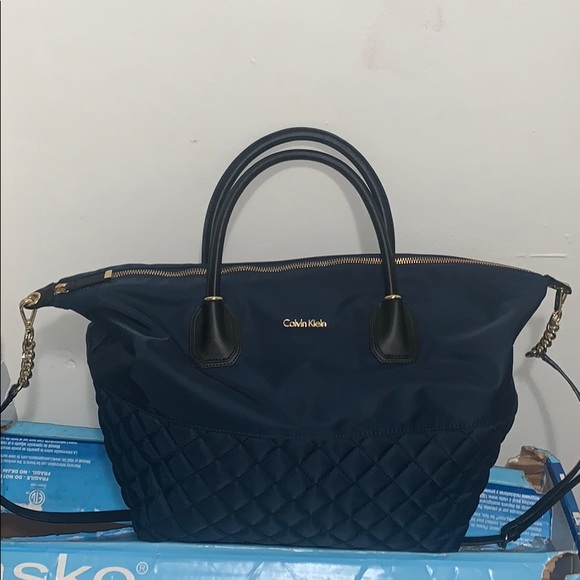 calvin klein travel tote